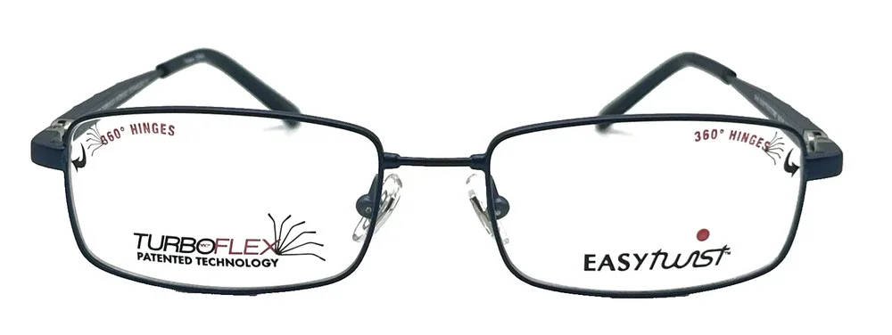 EASYTWIST ET967 BLUE EYEGLASSES SUNGLASSES FRAMES 50-16-130